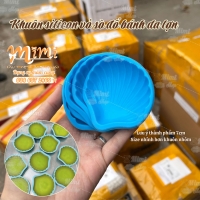 Khuôn silicon sò 8cm đổ bánh da lợn